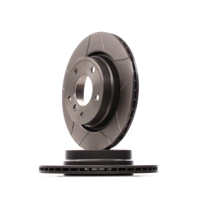 Image of 34211165563, 34216855154, 34216864056 Brake disc BREMBO MAX LINE 09.7702.75 294mm 19mm 5 internally vented, slotted Coated High carbon BMW: 3 Coupe