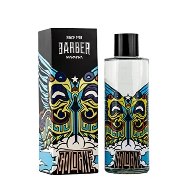 Image of Barber Marmara Eau de Aftershave Men Cologne Puerto Rico 500ml Limited Edition Glass Bottle 8% Fragrance Oil