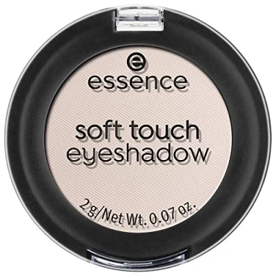 Image of essence cosmetics Soft Touch Eyeshadow, No. 01 The One, Nude, Instant Result, Long Lasting, with Vitamins, Colour Intensive, Vegan, Microplastic Particles Free, Nanoparticles Free (2 g)