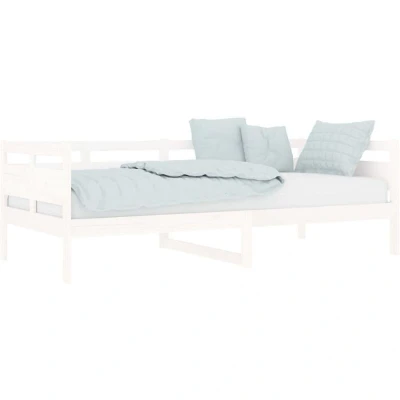 Image of vidaXL Day Bed without Mattress White Solid Wood Pine 90x200 cm