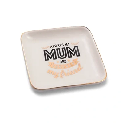 Image of Always My Mum Forever Friend Ceramic Trinket Tray Sentimental Gift Idea 280000001