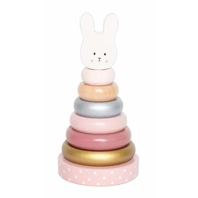 Image of Jabadabado W7215 Wooden Stacking Toy Bunny 12m