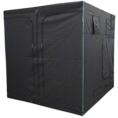 Image of LIGHTHOUSE MAX Premium Portable Grow Tent Green Room Silver Mylar Hydroponics (MAX2.4m 1.2 x 2.4 2m)