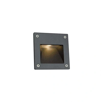 Image of Ansell Camini Square 3W 4000K LED Wall Light