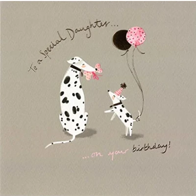 Image of Special Daughter Birthday Greeting Card By The Curious Inksmith Greetings Cards