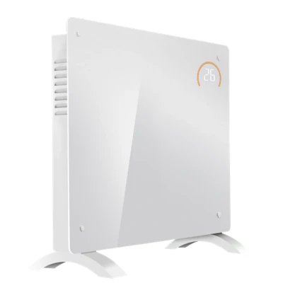 Image of Baridi Electric Glass Panel Heater, 1000W, Wi Fi Enabled, White