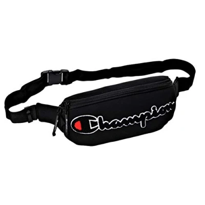 Image of Champion Men&#039;s Prime Bag Fanny Waist Packs, Black, One Size UK