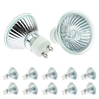 Image of GU10 Halogen Spotlights Bulbs Dimmable Warm White, 35 W, Set of 10