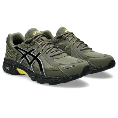 Image of Asics Sportstyle GEL Venture 6 Unisex Trainers, Size: 4.5, Mantle green/black shoes