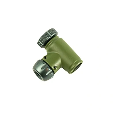 Image of SILCA EOLO IV Co2 Regulator Compact Design with Turn Screw Control Valve Presta and Schrader Compatible Universal Cartridge Thread (Green/Grey)