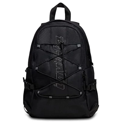 Image of Invicta Invict Act, Unisex Backpack, with Laptop Pocket Up to 14&quot;, Size S, 27 x 42 15 cm, Liter, Black