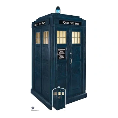 Image of Star Cutouts SC4391 TARDIS Police Box Doctor Who Cardboard Cutout Perfect for Birthdays, Gifts, Parties &amp; Fans