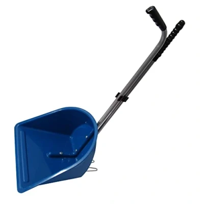 Image of Horse Poop Scoop and Rake (Manure Equestrian Heavy Duty Lightweight Blue)