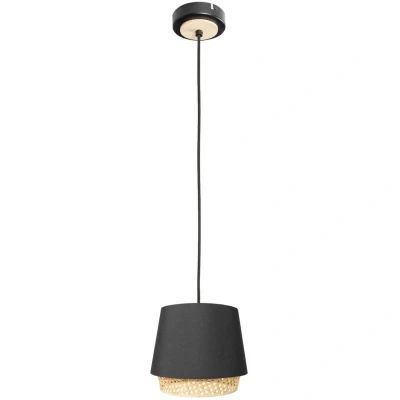 Image of Lindby Ananya pendant light 1 bulb metal wood