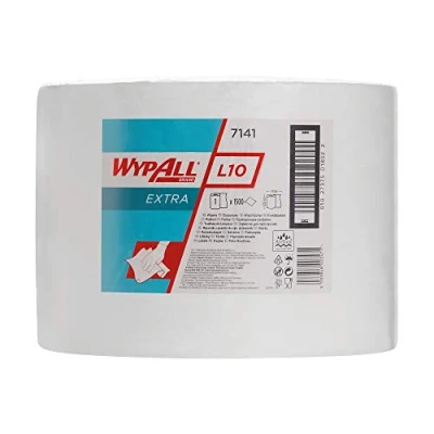 Image of WypAll L10 Extra Wiper Roll 7141 Large Wiping Paper 1 x 1,500 White Wipers
