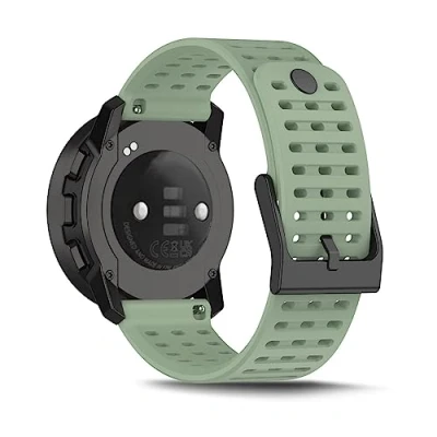 Image of SeaFicco Watch Strap Compatible with Suunto Vertical/Suunto 9 Peak Pro/Suunto Peak/Suunto 5 Peak, 22mm Silicone Watchband Air Holes Replacement Band (Green)