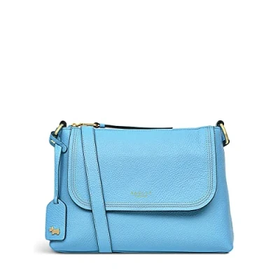 Image of RADLEY London Womens Ladies Colwyn Road Small Ziptop Leather Crossbody Bag in Orient Blue