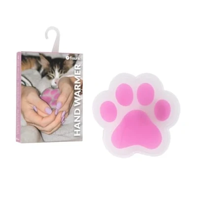 Image of Fisura Original Paw Print Hand Warmer. Mini Gel Warmer, Reusable and Compact for Travel. Ideal Cold Days Outdoor Adventures. 1 Unit