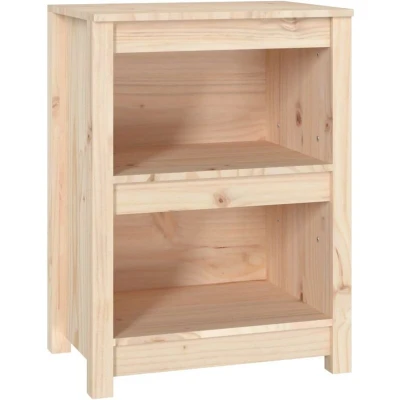 Image of vidaXL Book Cabinet 50x35x68 cm Solid Wood Pine