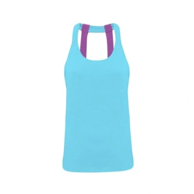Image of Women&#039;s TriDri Double Strap Back Vest Turquoise Melange M
