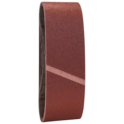 Image of Bosch 2607017156 Abrasive Belt Set 9 Pieces 75 x 457 mm