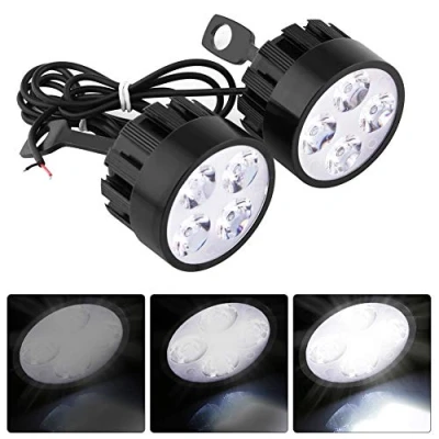 Image of VGEBY 2 x Universal Motorcycle LED Driving Light Fog Spot Auxiliary