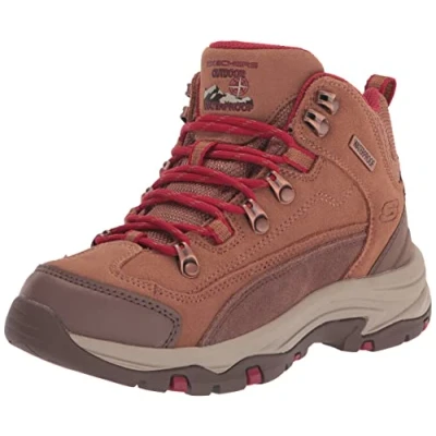 Image of Skechers Women&#039;s Trego Boots, BRN Brown, 3.5 UK
