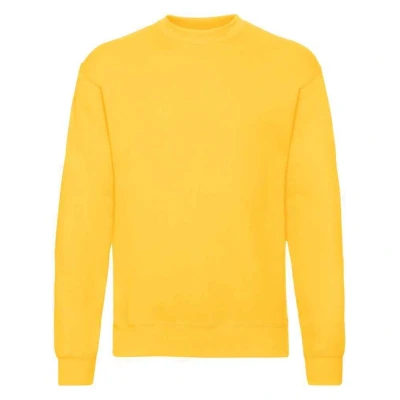Image of Fruit of the Loom Unisex Adult Classic Drop Shoulder Sweatshirt (Sunflower Yellow) Multicolour Size 3XL