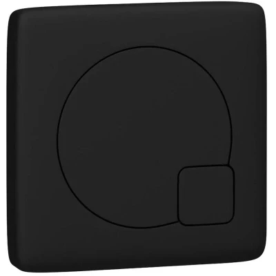 Image of nuie MDPB02 Modern Bathroom Dual Flush Square Push Button for Use with Concealed Cistern (Cistern Not Included), 70mm, Matt Black