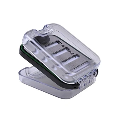 Image of Shakespeare Sigma Small Fly Boxes Clear/Black