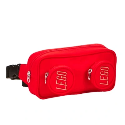 Image of LEGO Unisex Kid&#039;s Brick Hip Pack Accessory Travel Wallet, Red, One Size