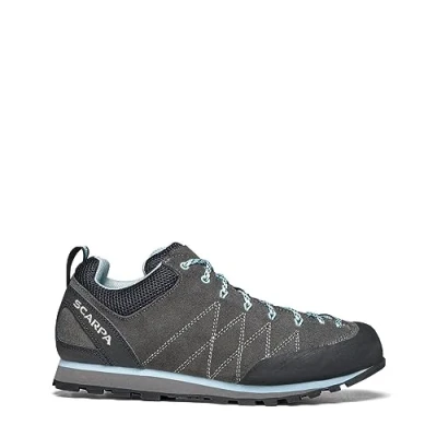 Image of Scarpa Women&#039;s Crux Bn Vertical Dual Density Hiking Shoes, Shrak Blue Radiance Gray, 6.5 UK