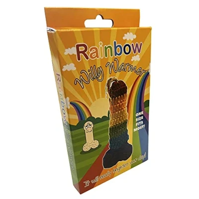 Image of Rainbow Warmer Funny Novelty Men Christmas Birthday Rude Secret Santa Gift for Him