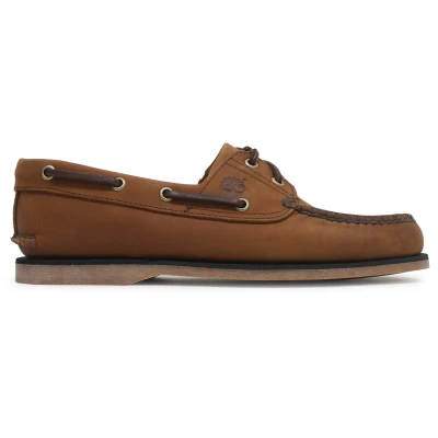 Image of Classic Boat Full Grain Leather Men&#039;s Casual Shoes