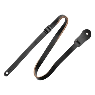 Image of Levy&#039;s Leathers Ms19 blk Suede Leather Mandolin Strap Black