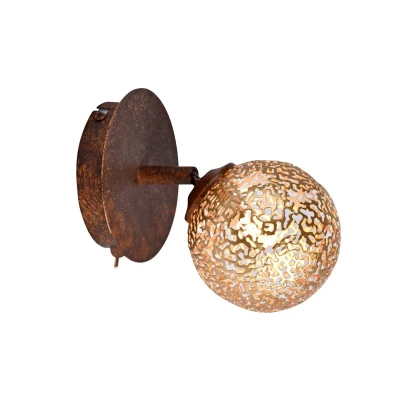 Image of Paul Neuhaus Greta wall lamp, Ø 17 cm, switch, swivelling