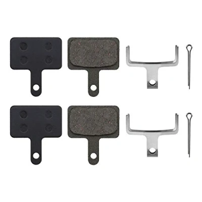 Image of Be In Your Mind 2 Pairs Replacement Disc Brake Pads Resin Semi metallic for Tektro A10.11 E10.11 P20.11 Aquila Auriga Orion Draco Gemini
