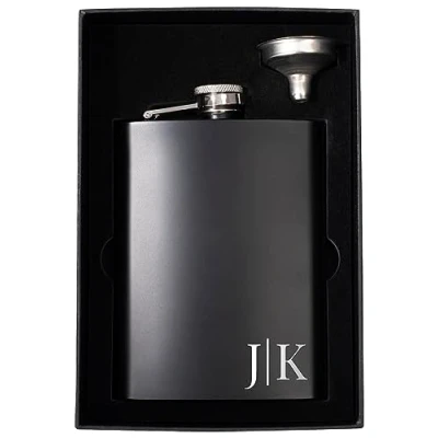 Image of Personalised Hip Flask for Men, Customised Engraved Flask, 8 oz Stainless Steel Custom Wedding Bachelor Party, Gift Him, Birthday Gift, Valentine