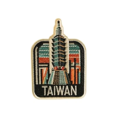 Image of Vagabond Heart Taiwan Iron On Patch Souvenir