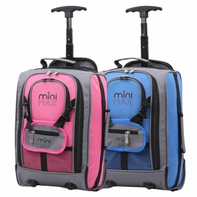 Image of Aerolite MiniMAX 20L Ryanair 40x20x25 Maximum Size Cabin Hand Luggage Under Seat Trolley Backpack Carry On Bag with 2 Year Warranty Set of