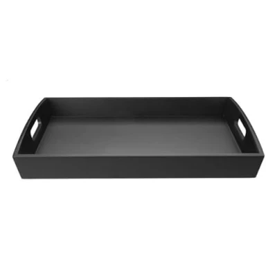 Image of Olympia Bamboo Black Large Serving Tray 510x350mm