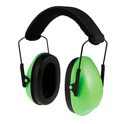 Image of Adjustable Kid Ear Defenders with Double Shell Design, 30Db Noise Reduction Earmuffs Comfortable Hearing Protection ABS Foam Material &amp; Easy to Wear for Ages 6 Months 14 Years,Green