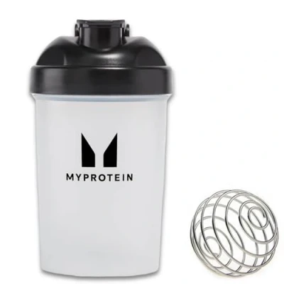 Image of Myprotein Unisex Adult Mini Bottle Shaker Black, 400 ml (Pack of 1)