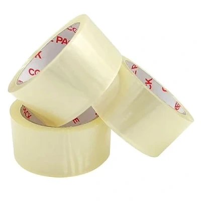 Image of PDS Clear Tape Heavy Duty 1 Roll of 48mm x 66m Parcel Packaging for Packing Parcels, Boxes, Cartons, Moving House Adhesive Transparant (1 Roll)