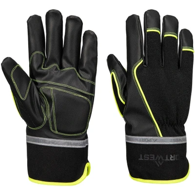 Image of Portwest Cold 450 PU Waterproof Mechanical Glove Black 3XL
