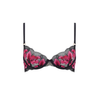 Image of Bluebella Vivienne Wired BRA Underwired bra, Women&#039;s, Size: 34B, Fuchsia pink/red/black