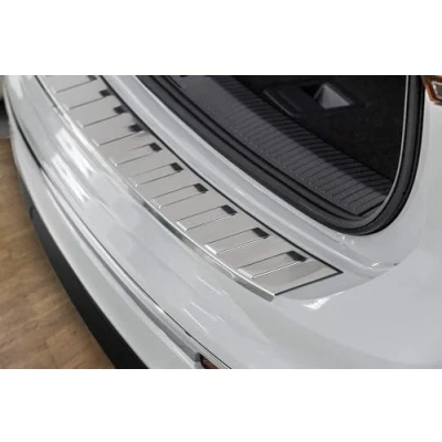 Image of Chrome Rear Bumper Protector Guard Fits Tiguan II/Allspace [2016+]