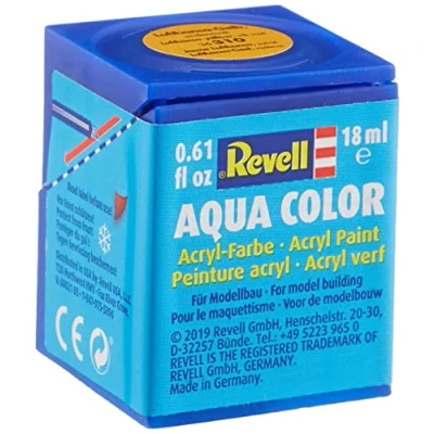 Image of Revell 18ml Aqua Color Acrylic Paint (Yellow Silkyy Finish)