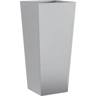 Image of vidaXL Garden Planter 35x35x75 cm Galvanised Steel