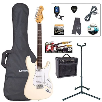 Image of Encore EBP E6VW Elec.Guitar Outfit Vintage White